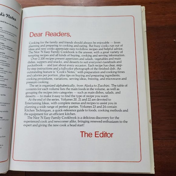 Nice 'n' Easy Family Cookbook, Vol. 1: Alaska to Banana Hardcover - Picture 6 of 12